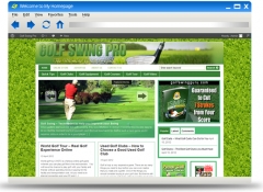 Golf Swing Pro Blog Theme